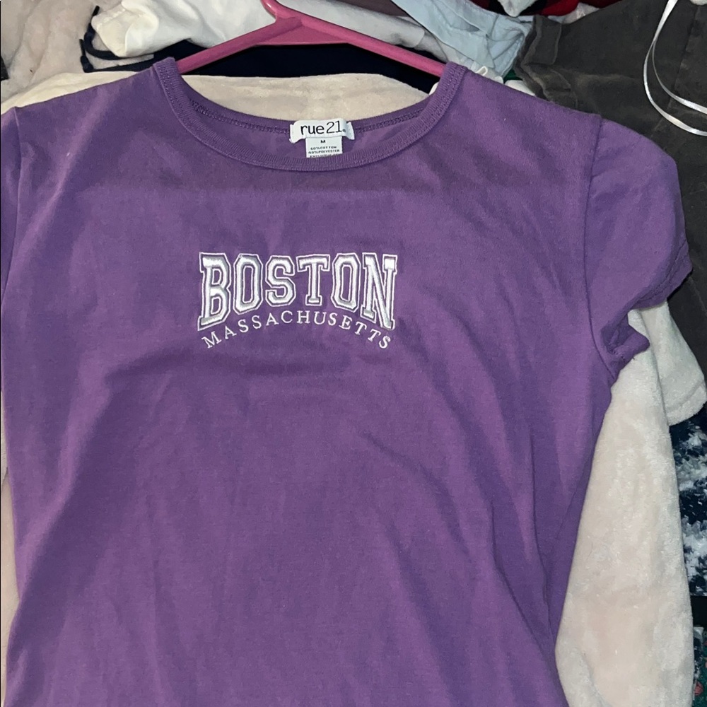 Rue21 Violet Boston Tee